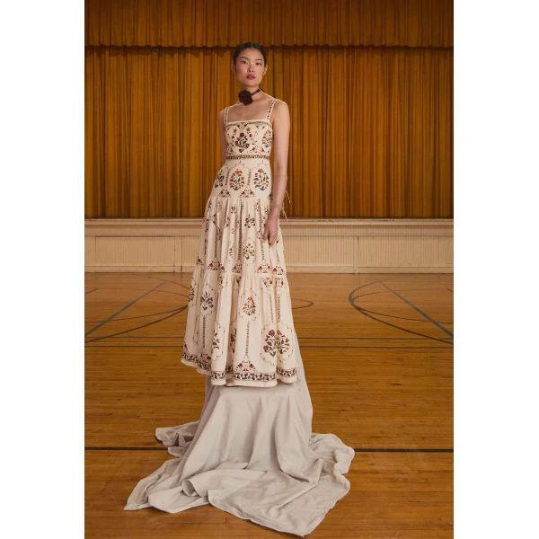 Agua by Agua Bendita Lima Andes Maxi Dress - Agua By Agua Bendita Dresses - Artisanal Colombian Resort Wear at Luxury Shoes 