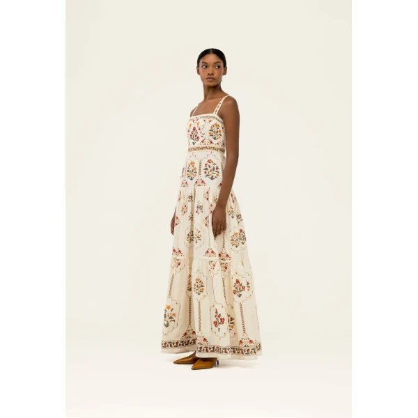 Agua by Agua Bendita Lima Andes Maxi Dress - Agua By Agua Bendita Dresses - Artisanal Colombian Resort Wear at Luxury Shoes 