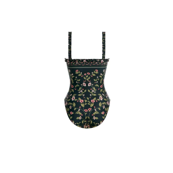 Agua by Agua Bendita Limon Mosquetero One Piece - Agua By Agua Bendita Beachwear - Artisanal Colombian Resort Wear at Luxury Shoes 