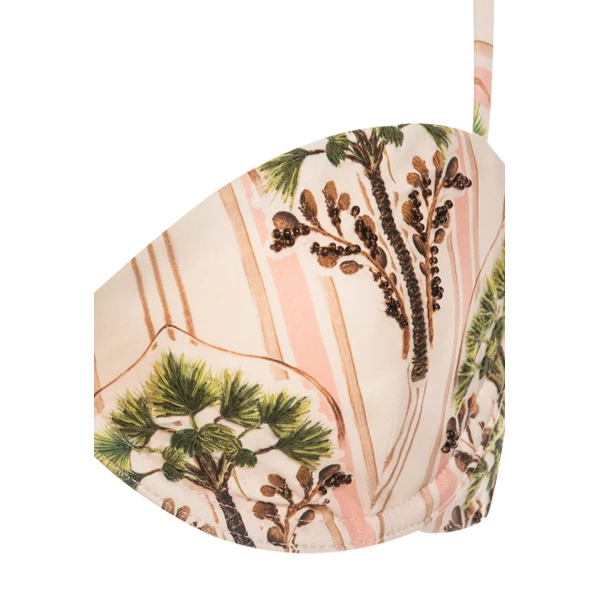 Agua by Agua Bendita Magdalena Moriche Bikini Top - Agua By Agua Bendita Beachwear - Artisanal Colombian Resort Wear at Luxury Shoes 