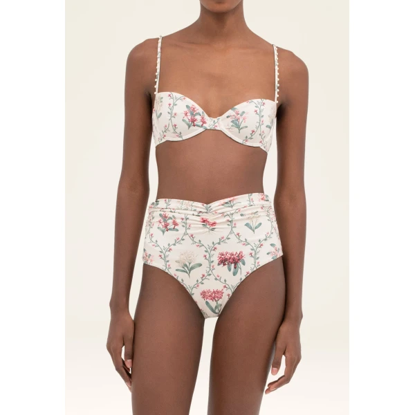 Agua by Agua Bendita Magdalena Orquidea Bikini Top - Agua By Agua Bendita Beachwear - Artisanal Colombian Resort Wear at Luxury Shoes 