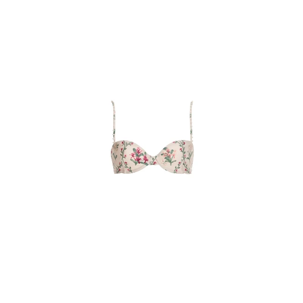 Agua by Agua Bendita Magdalena Orquidea Bikini Top - Agua By Agua Bendita Beachwear - Artisanal Colombian Resort Wear at Luxury Shoes 