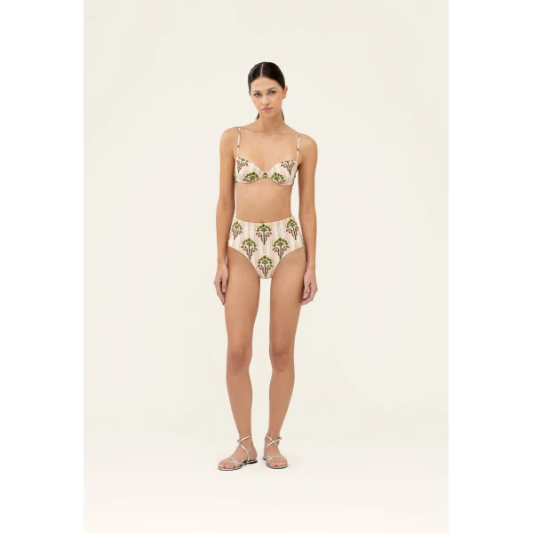 Agua by Agua Bendita Magenta Moriche Bikini Bottom - Agua By Agua Bendita Beachwear - Artisanal Colombian Resort Wear at Luxury Shoes 