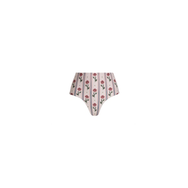 Agua by Agua Bendita Magenta Quebrada Bikini Bottom - Agua By Agua Bendita Beachwear - Artisanal Colombian Resort Wear at Luxury Shoes 