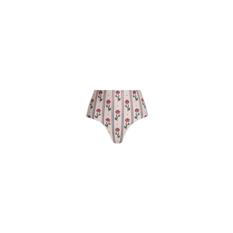 Agua by Agua Bendita Magenta Quebrada Bikini Bottom - Agua By Agua Bendita Beachwear - Artisanal Colombian Resort Wear at Luxury Shoes 