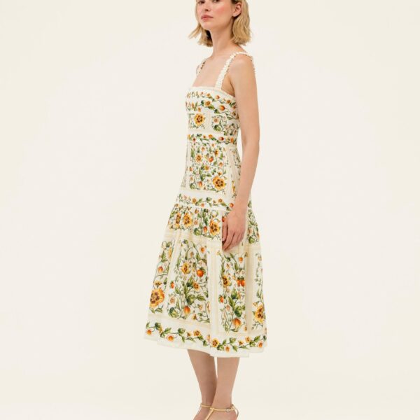 Agua By Agua Bendita Níspero Uchuva Midi Dress, view 4