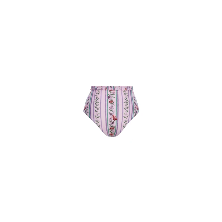 Agua by Agua Bendita Nopal Honeysuckle Bikini Bottom - Agua By Agua Bendita Beachwear - Artisanal Colombian Resort Wear at Luxury Shoes 