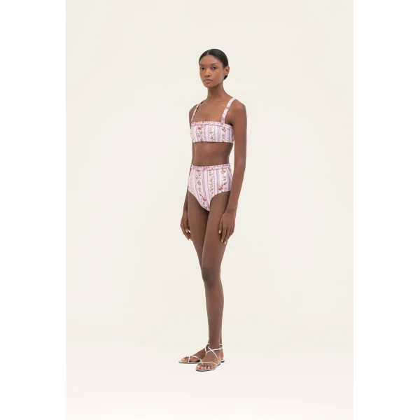 Agua by Agua Bendita Olmo Honeysuckle Bikini Top - Agua By Agua Bendita Beachwear - Artisanal Colombian Resort Wear at Luxury Shoes 