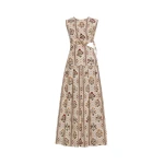 Agua by Agua Bendita Otoño Andes Midi Dress - Agua By Agua Bendita Dresses - Artisanal Colombian Resort Wear at Luxury Shoes 