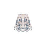 Agua by Agua Bendita Retrato Gloriosa Mini Skirt - Agua By Agua Bendita Skirts - Artisanal Colombian Resort Wear at Luxury Shoes 