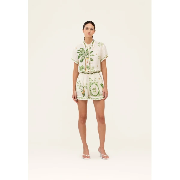 Agua by Agua Bendita Rommy Wild Shorts - Agua By Agua Bendita Shorts - Artisanal Colombian Resort Wear at Luxury Shoes 