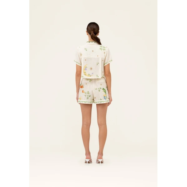 Agua by Agua Bendita Rommy Wild Shorts - Agua By Agua Bendita Shorts - Artisanal Colombian Resort Wear at Luxury Shoes 