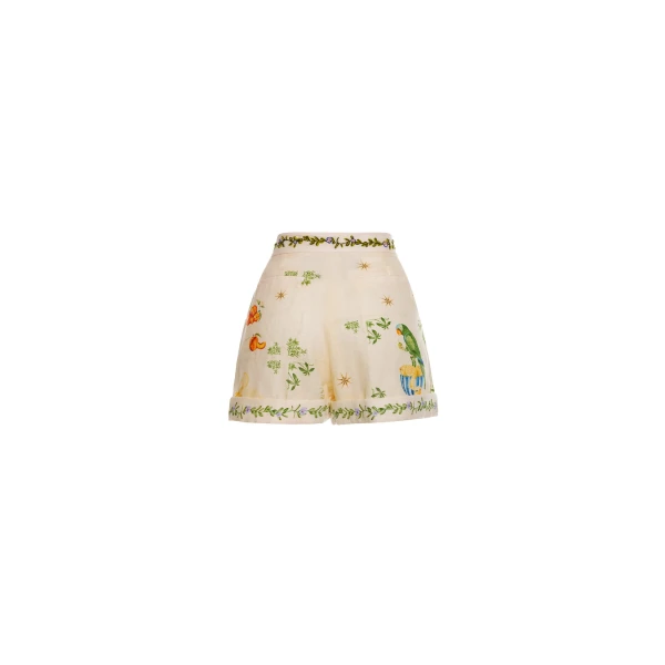Agua by Agua Bendita Rommy Wild Shorts - Agua By Agua Bendita Shorts - Artisanal Colombian Resort Wear at Luxury Shoes 