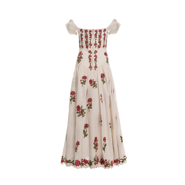 Agua by Agua Bendita Siembra Quebrada Maxi Dress - Agua By Agua Bendita Dresses - Artisanal Colombian Resort Wear at Luxury Shoes 
