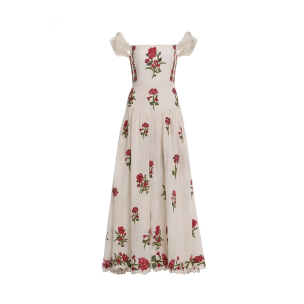 Agua by Agua Bendita Siembra Quebrada Maxi Dress - Agua By Agua Bendita Dresses - Artisanal Colombian Resort Wear at Luxury Shoes 