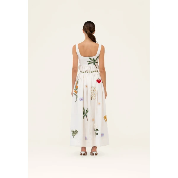 Agua by Agua Bendita Tangelo Wild Maxi Skirt - Agua By Agua Bendita Skirts - Artisanal Colombian Resort Wear at Luxury Shoes 