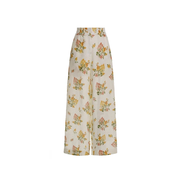 Agua by Agua Bendita Tota Cordillera Trousers - Agua By Agua Bendita Pants - Artisanal Colombian Resort Wear at Luxury Shoes 