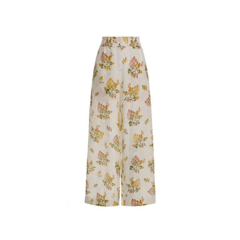 Agua by Agua Bendita Tota Cordillera Trousers - Agua By Agua Bendita Pants - Artisanal Colombian Resort Wear at Luxury Shoes 