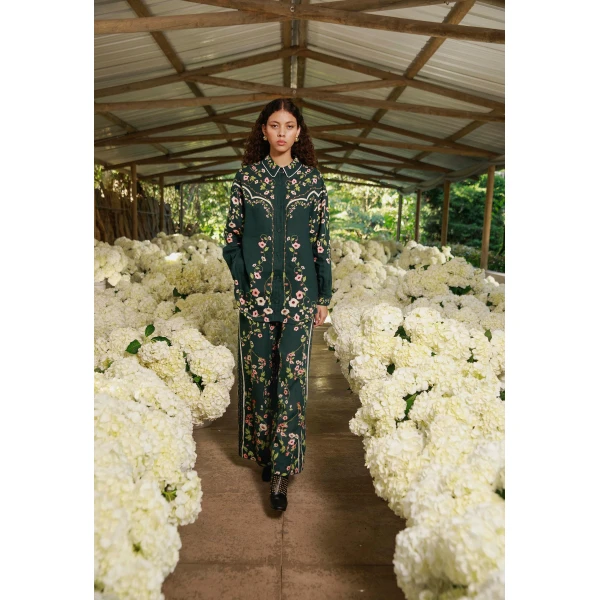 Agua by Agua Bendita Tota Mosquetero Trousers - Agua By Agua Bendita Pants - Artisanal Colombian Resort Wear at Luxury Shoes 
