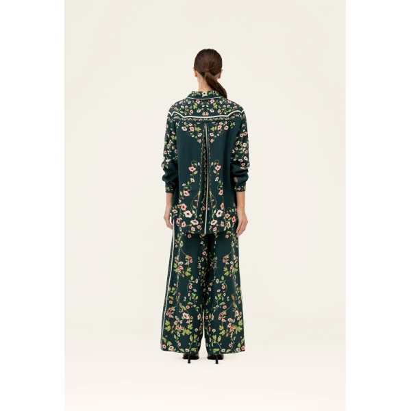 Agua by Agua Bendita Tota Mosquetero Trousers - Agua By Agua Bendita Pants - Artisanal Colombian Resort Wear at Luxury Shoes 