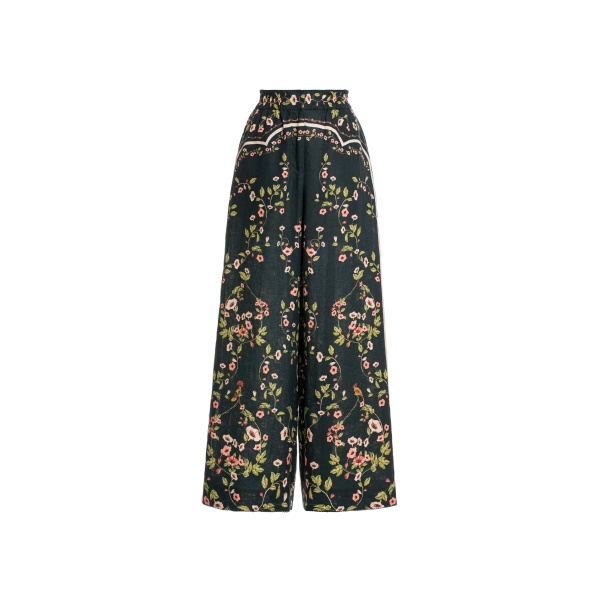 Agua by Agua Bendita Tota Mosquetero Trousers - Agua By Agua Bendita Pants - Artisanal Colombian Resort Wear at Luxury Shoes 