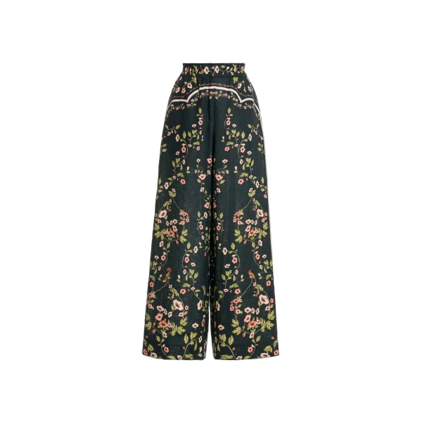 Agua by Agua Bendita Tota Mosquetero Trousers - Agua By Agua Bendita Pants - Artisanal Colombian Resort Wear at Luxury Shoes 