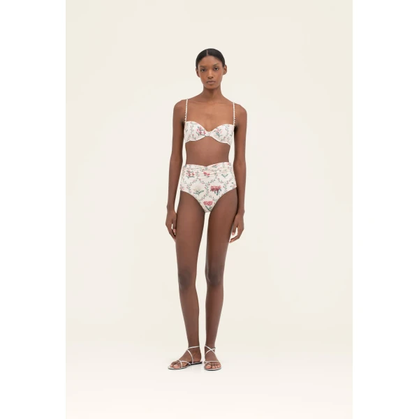 Agua by Agua Bendita Vaiven Orquidea Bikini Bottom - Agua By Agua Bendita Beachwear - Artisanal Colombian Resort Wear at Luxury Shoes 