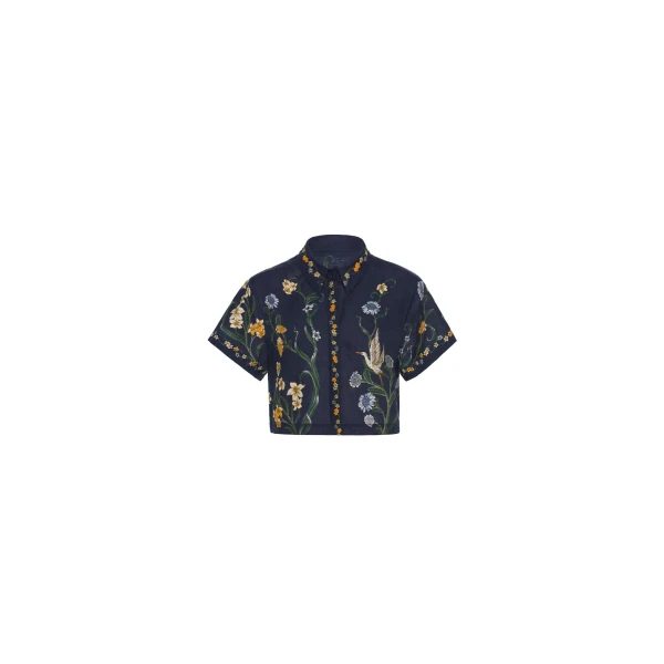 Agua by Agua Bendita Virtuosa Laguna Shirt - Agua By Agua Bendita Tops - Artisanal Colombian Resort Wear at Luxury Shoes 