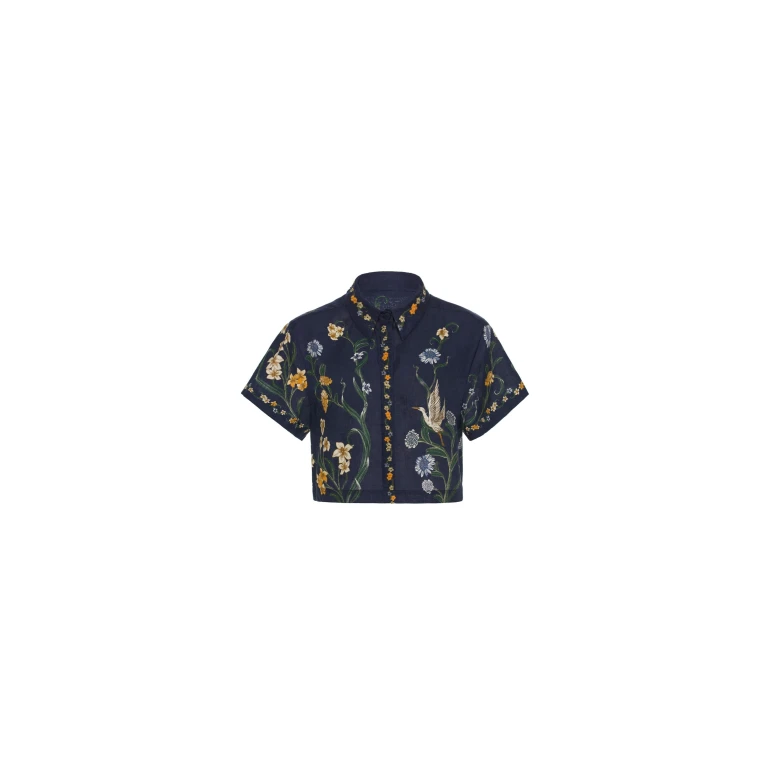 Agua by Agua Bendita Virtuosa Laguna Shirt - Agua By Agua Bendita Tops - Artisanal Colombian Resort Wear at Luxury Shoes 