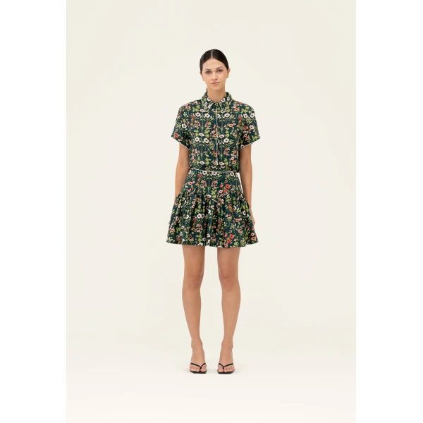 Agua by Agua Bendita Virtuosa Mosquetero Cropped Shirt - Agua By Agua Bendita Tops - Artisanal Colombian Resort Wear at Luxury Shoes 