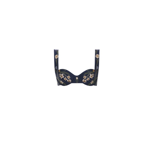 Agua by Agua Bendita Zucchini Laguna Bikini Top - Agua By Agua Bendita Beachwear - Artisanal Colombian Resort Wear at Luxury Shoes 