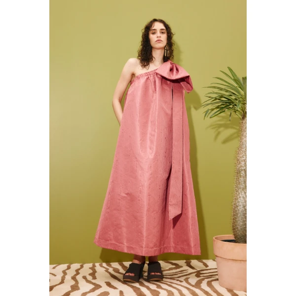 Alemais Abi Gown  Sustainable Dresses with Alemais print -  Luxury Handbags Australian Designer