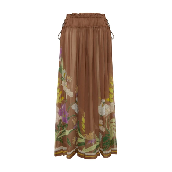 Alemais Alfie Ruched Pant  Sustainable Pants with Alemais print -  Luxury Handbags Australian Designer