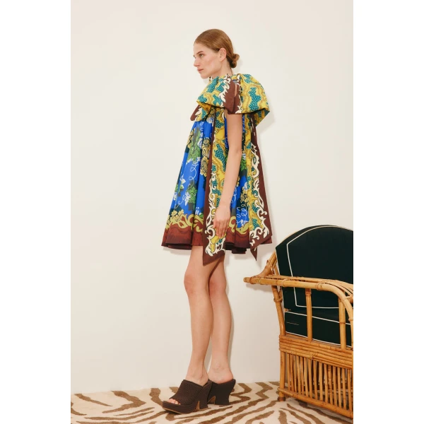 Alemais Arnie Mini Dress  Sustainable Dresses with Alemais print -  Luxury Handbags Australian Designer