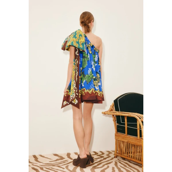 Alemais Arnie Mini Dress  Sustainable Dresses with Alemais print -  Luxury Handbags Australian Designer