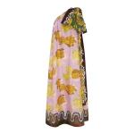Alemais Arnie Silk Midi Dress  Sustainable Dresses with Alemais print -  Luxury Handbags Australian Designer
