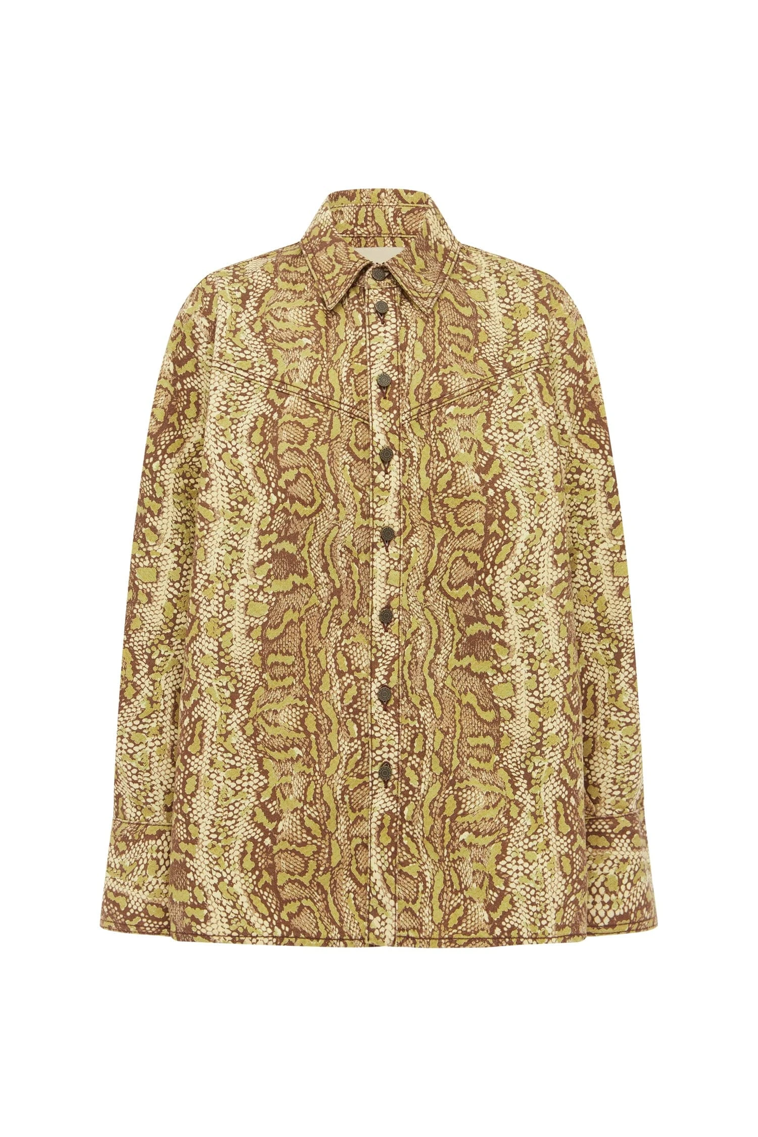Boa Denim Jacket by Alemais - Jackets Alemais Boa Denim Jacket Sustainable Jackets with Alemais print - Luxury Handbags Australian Designer