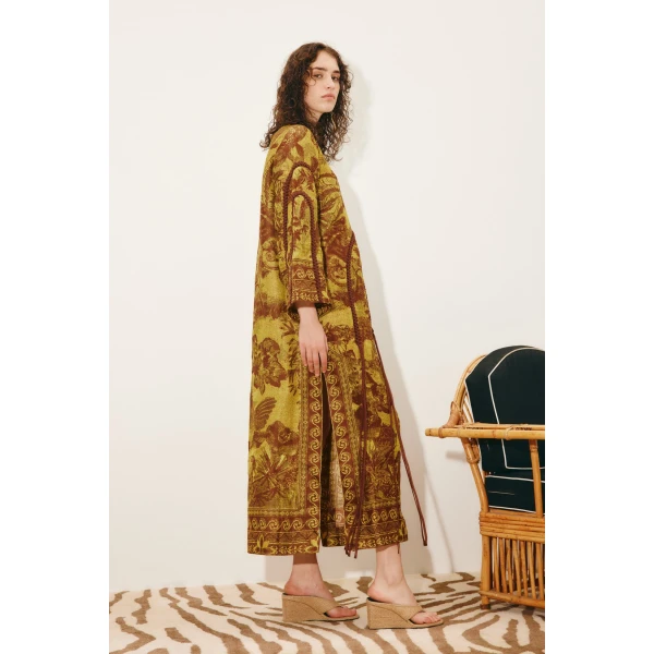 Alemais Charley Gown  Sustainable Dresses with Alemais print -  Luxury Handbags Australian Designer