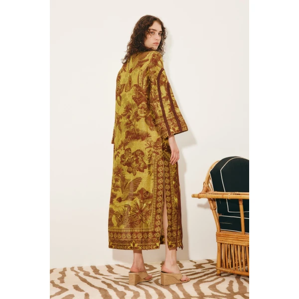 Alemais Charley Gown  Sustainable Dresses with Alemais print -  Luxury Handbags Australian Designer