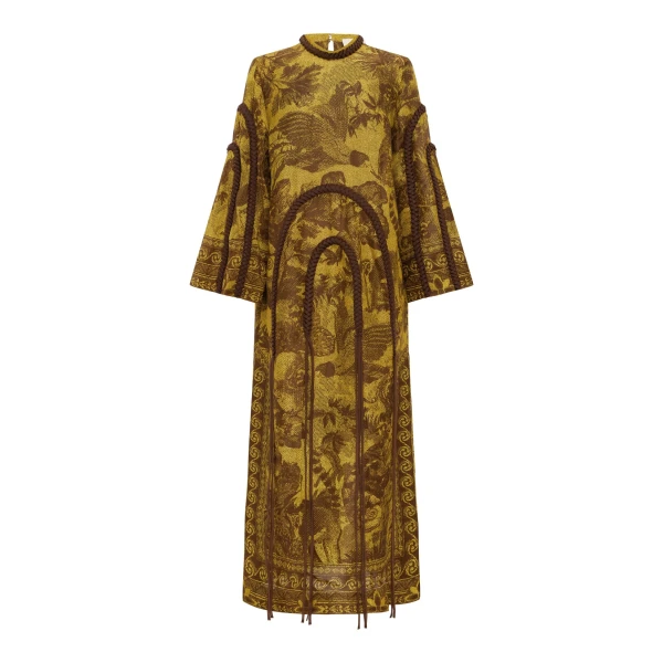 Alemais Charley Gown  Sustainable Dresses with Alemais print -  Luxury Handbags Australian Designer