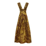 Alemais Charley Midi Dress  Sustainable Dresses with Alemais print -  Luxury Handbags Australian Designer