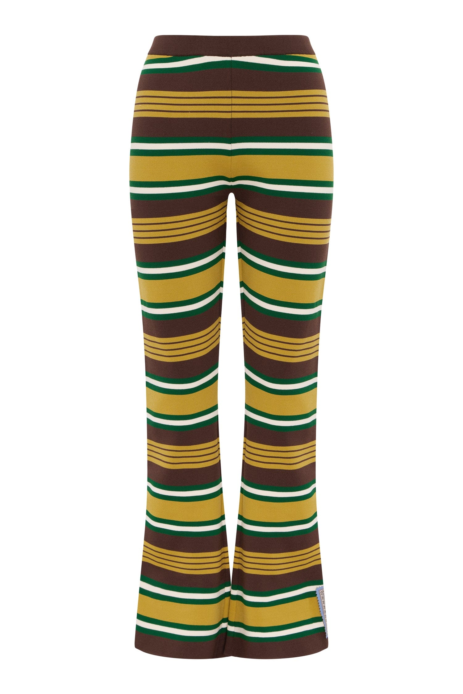 Alemais Clover Knit Pant  Sustainable Pants with Alemais print -  Luxury Handbags Australian Designer