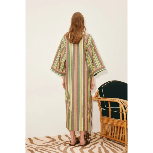 Alemais Clover V Neck Midi Dress  Sustainable Dresses with Alemais print -  Luxury Handbags Australian Designer