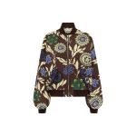 Alemais Jasper Bomber Jacket  Sustainable Jackets with Alemais print -  Luxury Handbags Australian Designer