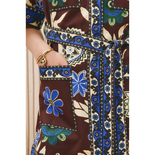 Alemais Jasper Mini Dress  Sustainable Dresses with Alemais print -  Luxury Handbags Australian Designer