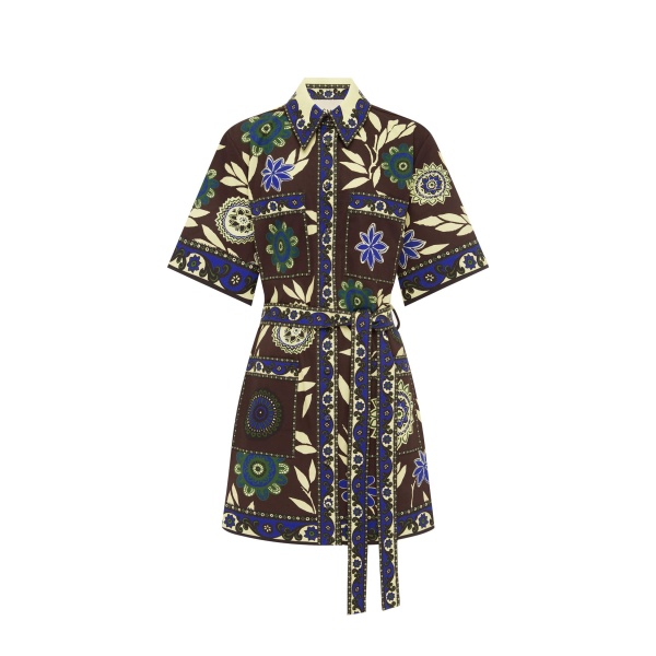 Alemais Jasper Mini Dress  Sustainable Dresses with Alemais print -  Luxury Handbags Australian Designer