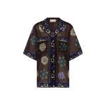 Alemais Jasper Relaxed Shirt  Sustainable Tops with Alemais print -  Luxury Handbags Australian Designer