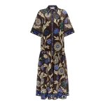 Alemais Jasper Shirtdress  Sustainable Dresses with Alemais print -  Luxury Handbags Australian Designer