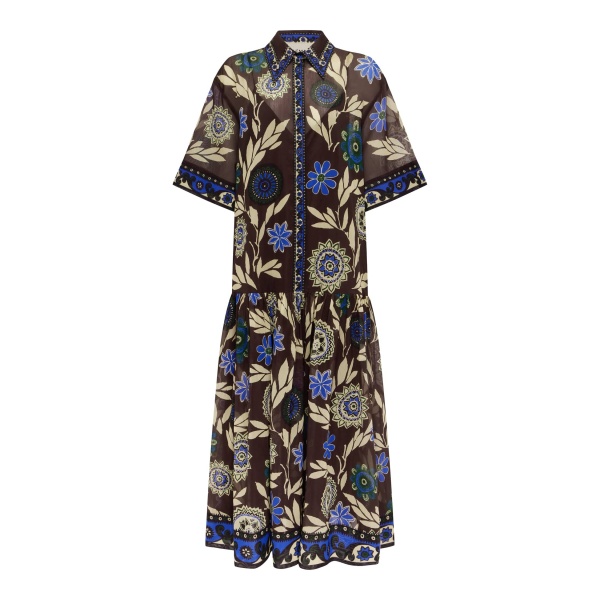 Alemais Jasper Shirtdress  Sustainable Dresses with Alemais print -  Luxury Handbags Australian Designer