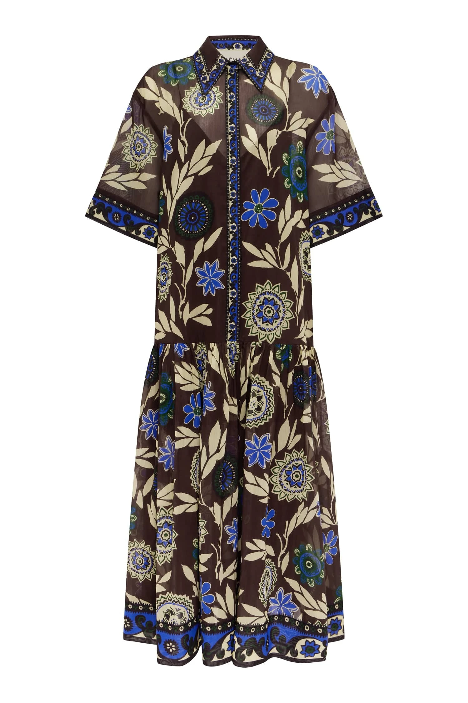 Jasper Shirtdress by Alemais - Dresses Alemais Jasper Shirtdress Sustainable Dresses with Alemais print - Luxury Handbags Australian Designer